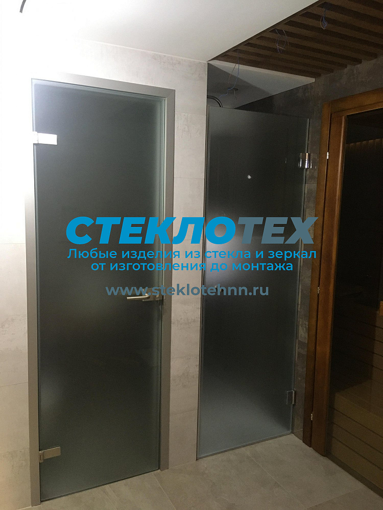 Межкомнатная стеклянная дверь